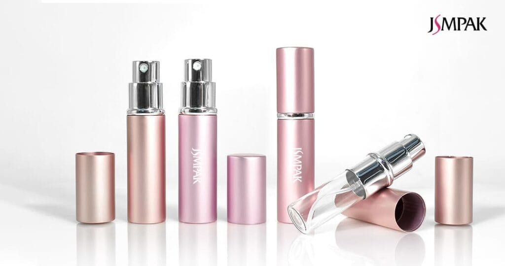 travel containers for liquids refillable perfume bottle cosmetic packaging