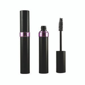 China custom logo hot stamping packaging empty cosmetic bottle mascara tube with magic wand