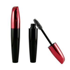 Red Round Mascara Bottle Custom Private Label Color Big Empty Mascara Tube Packaging