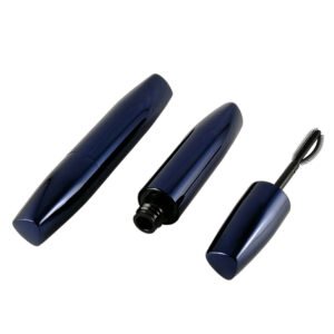 Empty DIY Mascara Container ml Aluminum Mascara Tube with Eyelash Wand Rubber