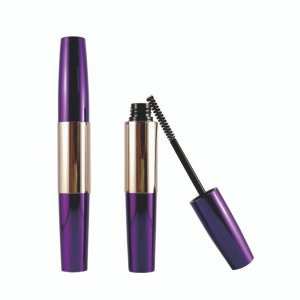 Fashion Design Luxury Violet Portable Eyelash Extension Mascara Container Aluminum Empty Mascara Tube