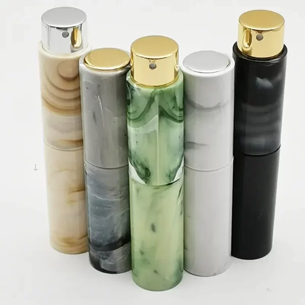 8ml 10ml 15ml 20ml plastic marble atomizer perfume bottle spray p091