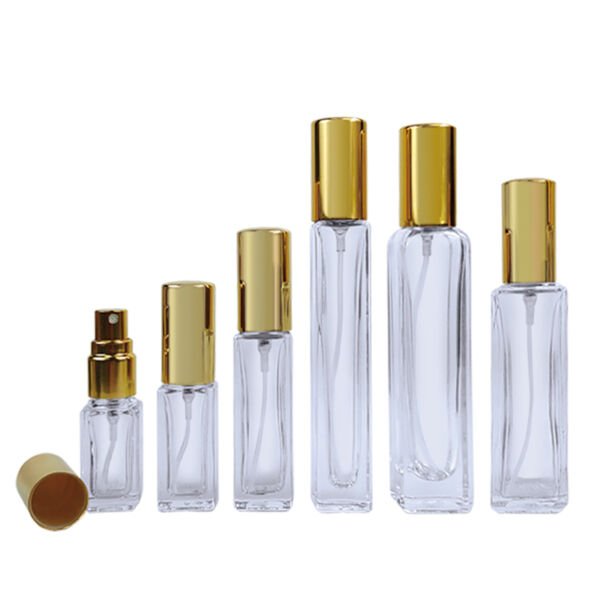 Glass Spray Bottle With Metal Top Mini Spray Bottles For Perfume