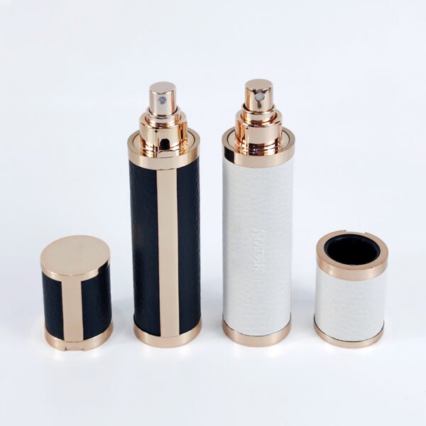 refillable perfume atomiser packaging design